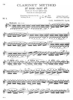 Method For Clarinet 4 von Carl Baermann 