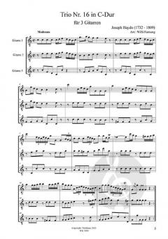Trio 16 von Joseph Haydn 