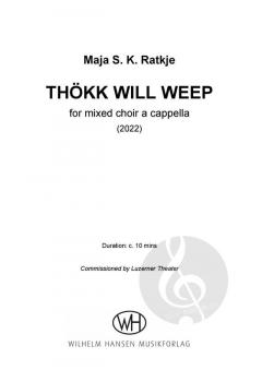 Thökk Will Weep von Maja S.K. Ratkje 