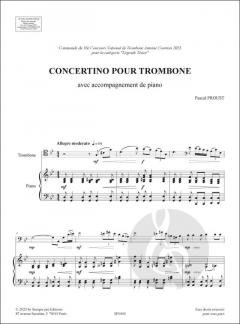 Concertino pour trombone von Pascal Proust 