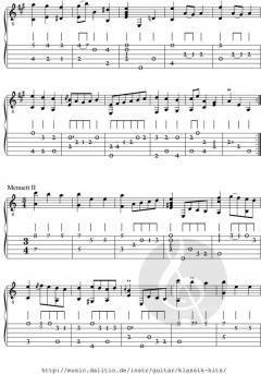 2 Menuette aus dem Notenbüchlein für Anna Madgalena Bach (Download) 