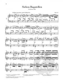 7 Bagatellen op. 33 von Ludwig van Beethoven 