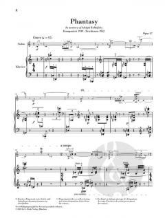 Phantasy for Violin with Accompaniment of the Piano op. 47 im Alle Noten Shop kaufen