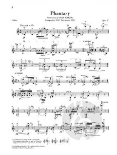 Phantasy for Violin with Accompaniment of the Piano op. 47 im Alle Noten Shop kaufen