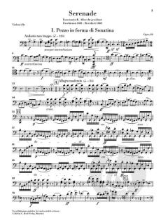 Serenade C-dur op. 48 - Violoncello 