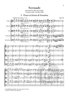 Serenade C-dur op. 48 - Studienpartitur 