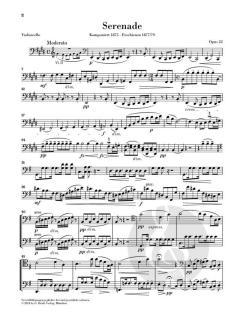 Serenade E-dur op. 22 - Violoncello 