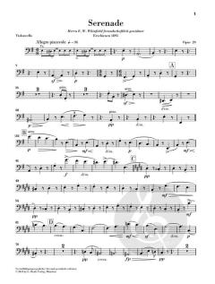 Serenade e-moll op. 20 - Violoncello 