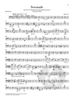 Serenade e-moll op. 20 - Kontrabass 