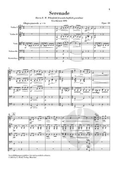 Serenade e-moll op. 20 - Studienpartitur 