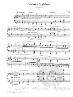 Visions fugitives op. 22 