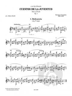 Cuentos de la Juventud op. 1 von Enrique Granados 