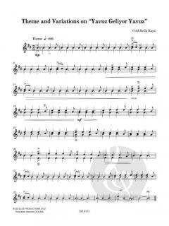 Theme and Variations on 'Yavuz Geliyor Yavuz' 