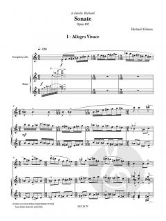 Sonate op. 107 von Gibson Richard 