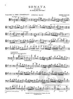 Sonata in G minor von Henry Eccles 