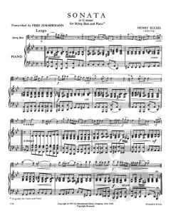 Sonata in G minor von Henry Eccles 