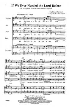 If We Ever Needed The Lord Before 