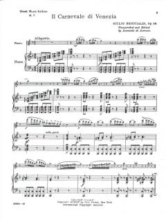 Il Carnevale di Venezia op. 78 von Giulio Briccialdi 