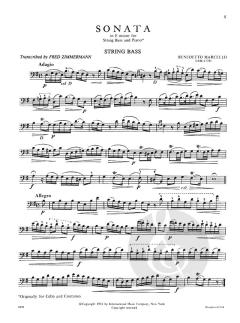 Sonata in E minor von Benedetto Marcello 