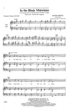 In The Bleak Midwinter (Gustav Holst) 