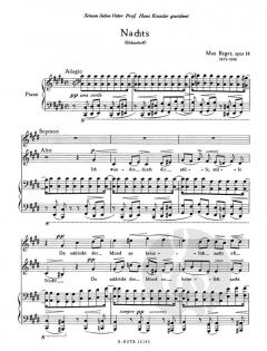 5 Duette für Sopran, Alt und Klavier op.14 