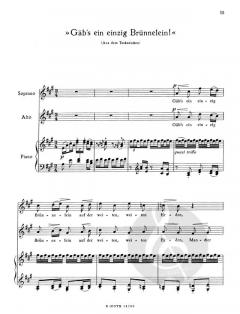 5 Duette für Sopran, Alt und Klavier op.14 