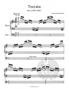 Toccata über 'O Filii et Filiae' für Orgel im Alle Noten Shop kaufen