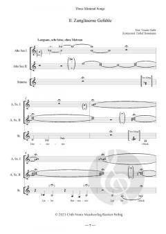 3 minimal songs von Detlef Bensmann 