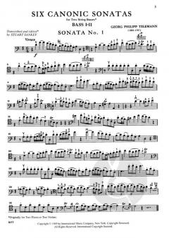 Six Canonic Sonatas von Georg Philipp Telemann 