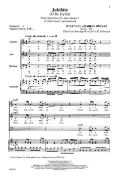 Jubilate (O Be Joyful) (W.A. Mozart) 