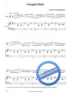 The ABC's Of Violin Book 5 - Easy Piano Accompaniment von Janice Tucker Rhoda im Alle Noten Shop kaufen (Einzelstimme)