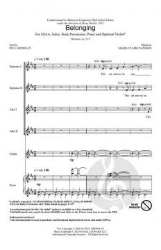 Belonging von Marie-Claire Saindon 