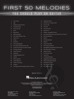 First 50 Melodies You Should Play on Guitar 