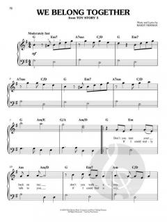 Disney Songs in Easy Keys 