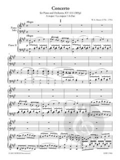 Concerto KV 414 A Major von Wolfgang Amadeus Mozart 
