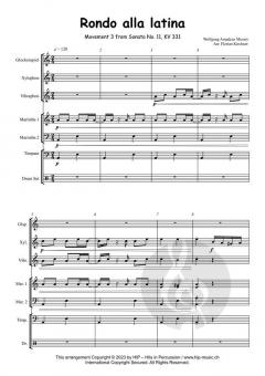 Rondo alla latina von Wolfgang Amadeus Mozart 