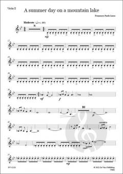 A Summer Day on a Mountain Lake 