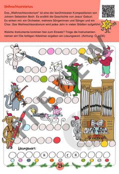 Mein Musik-Rätselblock - Weihnachten  