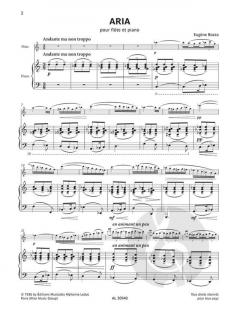 Aria von Eugène Bozza 