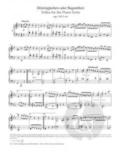 Sämtliche Bagatellen für Klavier von Ludwig van Beethoven (Download) 