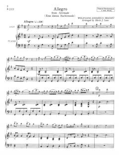 Allegro from 'Serenade' (Eine kleine Nachtmusik) von Wolfgang Amadeus Mozart 