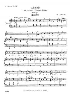 Alleluja From Exsultate Jubilate KV165 von Wolfgang Amadeus Mozart 