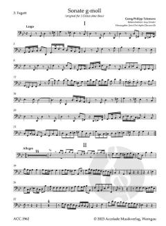 Sonate g-moll von Georg Philipp Telemann 