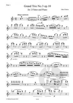 Grand Trio No. 3 op. 10 von John Clinton 