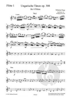 Ungarische Tänze op. 308 von Wilhelm Popp 