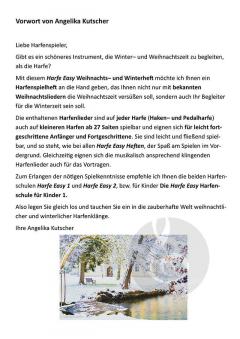 Das Harfe Easy Weihnachts- und Winterheft 