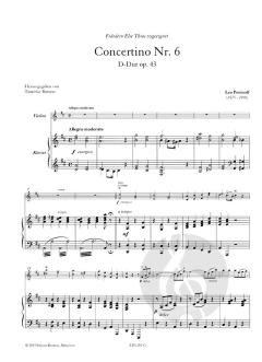 Concertino Nr. 6 D-Dur op. 43 von Leo Portnoff 
