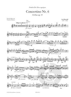 Concertino Nr. 6 D-Dur op. 43 von Leo Portnoff 