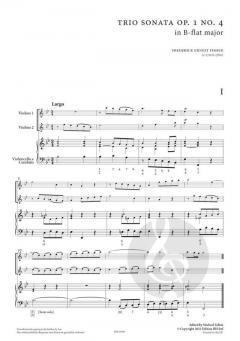 6 trio Sonatas op. 1 Vol. 2 von Frederich Ernest Fisher 