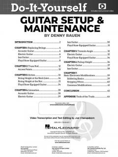 Do-It-Yourself Guitar Setup & Maintenance 